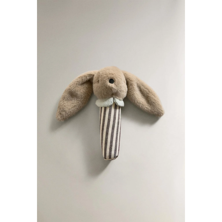 CHILDREN’S RABBIT SOFT TOY RATTLE