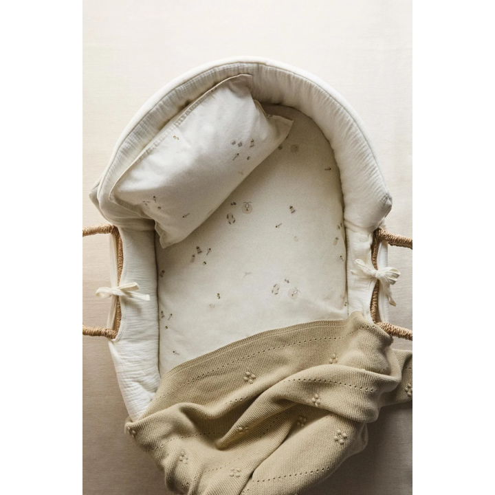 MINI COT SHEET SET WITH TRIM