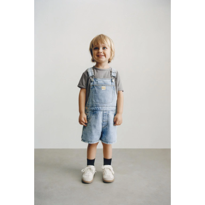 КОРОТКИЙ ДЖИНСОВЫЙ КОМБИНЕЗОН