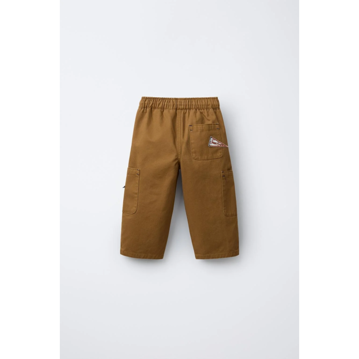 БРЮКИ КАРГО С НАШИВКАМИ