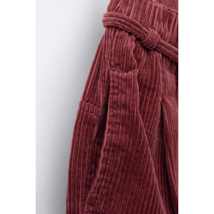 Брюки багги из купертинировой ткани