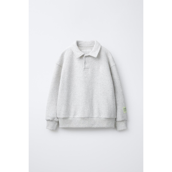 Набор поло и широких брюк с текстурой