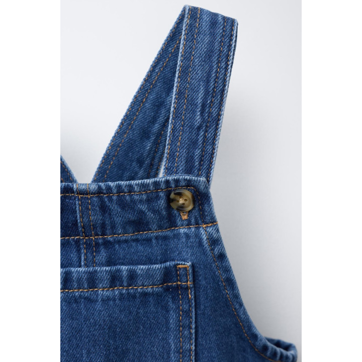 ДЛИННЫЙ ДЖИНСОВЫЙ КОМБИНЕЗОН