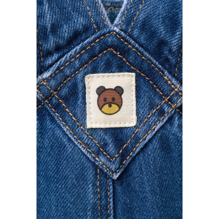 ДЛИННЫЙ ДЖИНСОВЫЙ КОМБИНЕЗОН