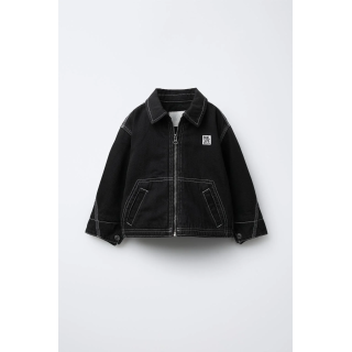 ДЖИНСОВАЯ КУРТКА С ФЛИСОВОЙ ПОДКЛАДКОЙ