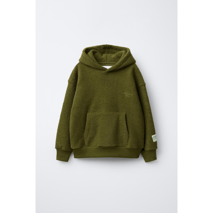 Костюм-двойка с худи и брюками-джоггерами в текстильной текстуре