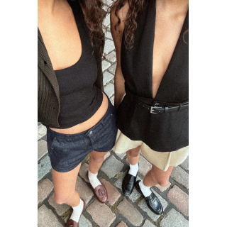 ТОП С ГОРЛОВИНОЙ ХАЛТЕР И РЕМНЕМ