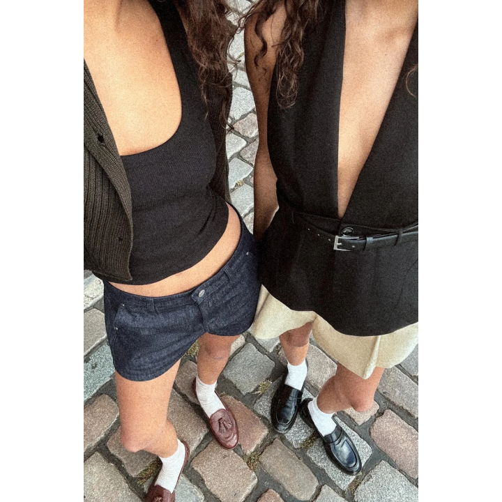 ТОП С ГОРЛОВИНОЙ ХАЛТЕР И РЕМНЕМ