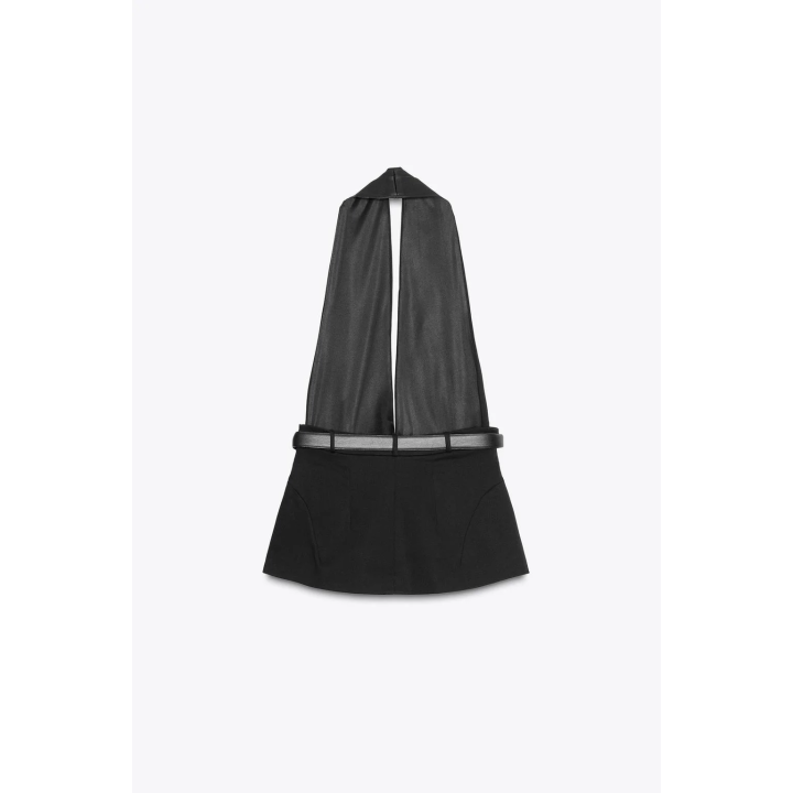 ТОП С ГОРЛОВИНОЙ ХАЛТЕР И РЕМНЕМ