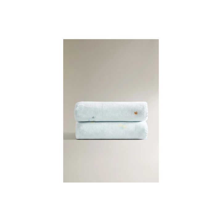 FLEECE SPACE BABY BLANKET