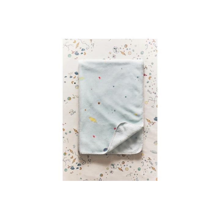 FLEECE SPACE BABY BLANKET