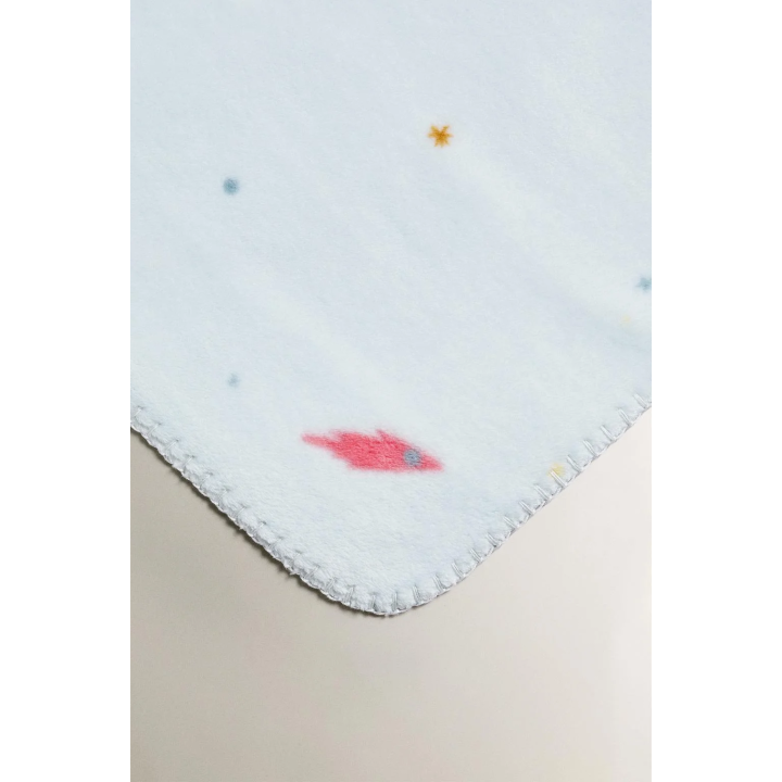 FLEECE SPACE BABY BLANKET