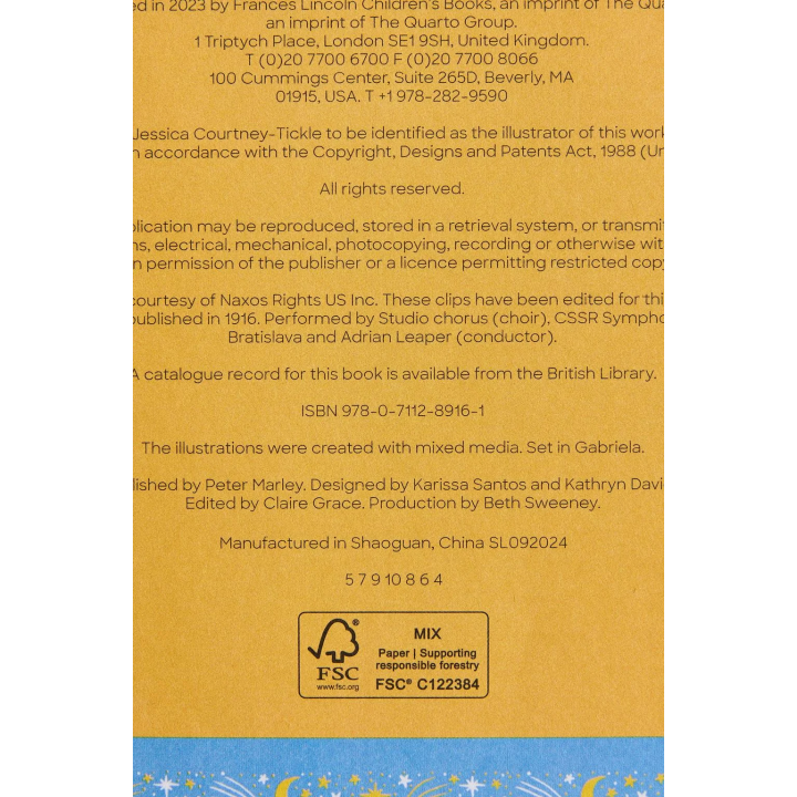 Детская музыкальная книга the story orchestra the planets