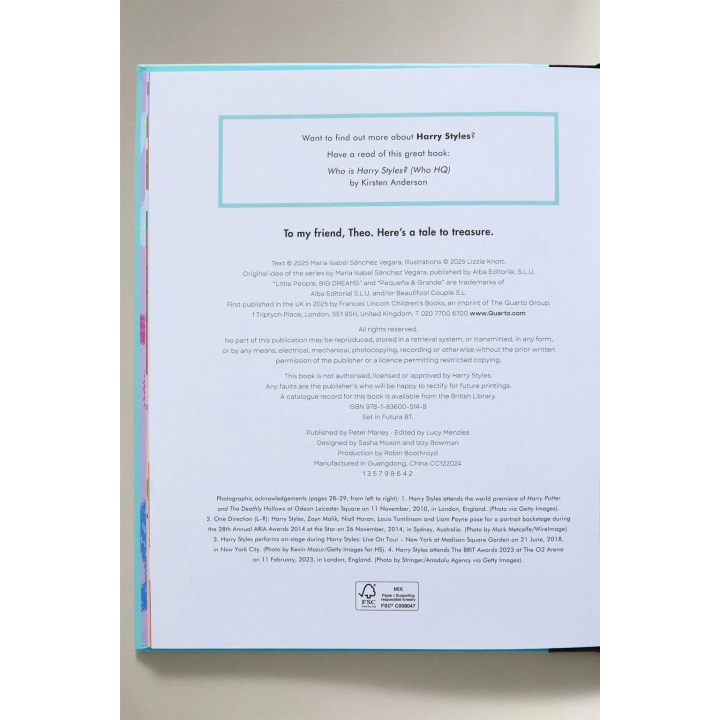 Детская книга о гарри стайлсе