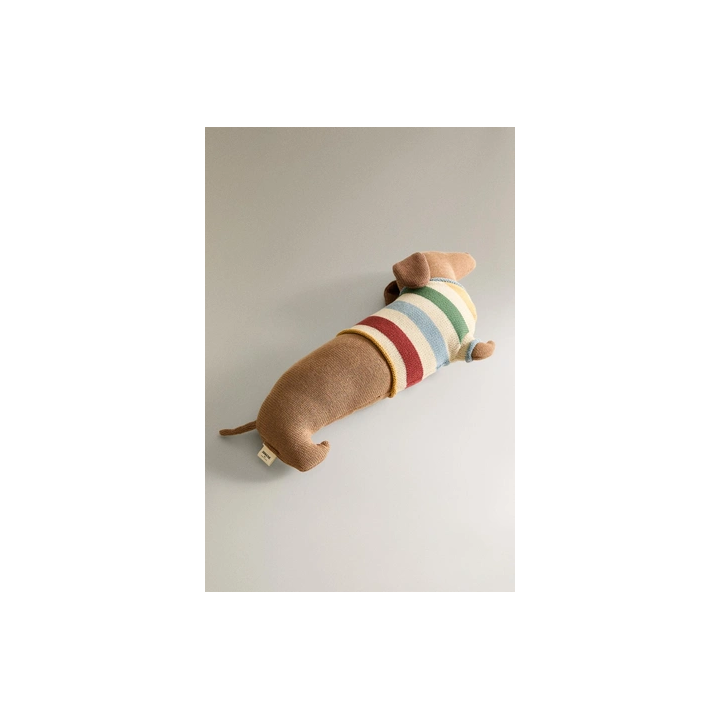 CHILDREN'S KNIT DOG CUSHION