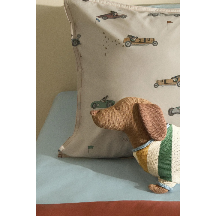 CHILDREN'S KNIT DOG CUSHION