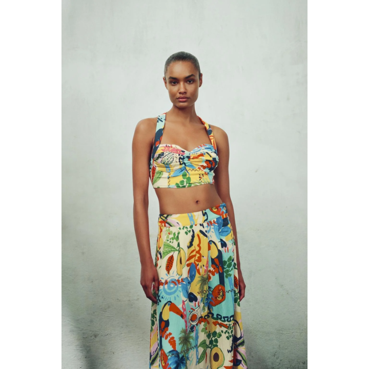 КОРОТКИЙ ТОП С ПРИНТОМ