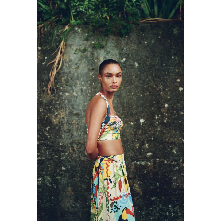 КОРОТКИЙ ТОП С ПРИНТОМ