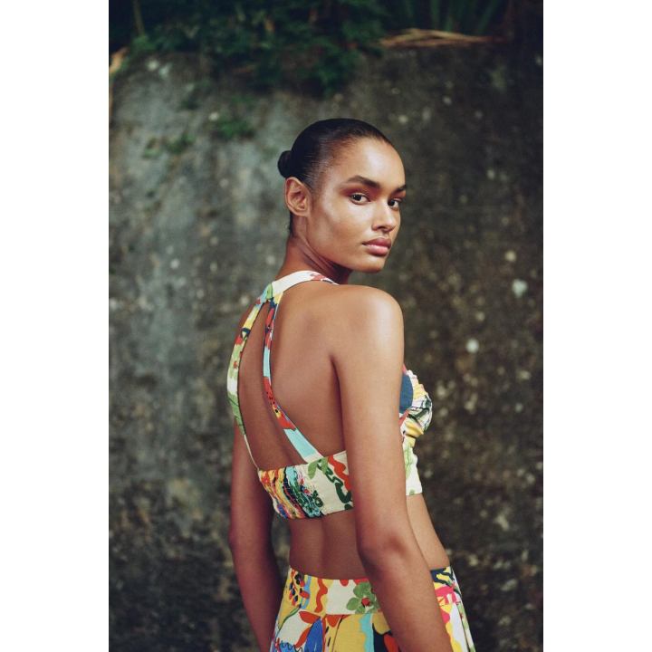 КОРОТКИЙ ТОП С ПРИНТОМ