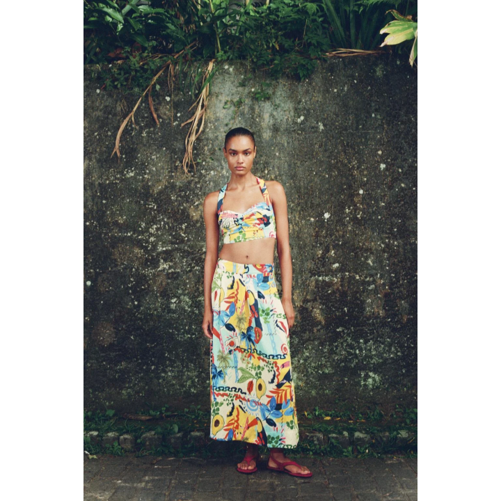 КОРОТКИЙ ТОП С ПРИНТОМ