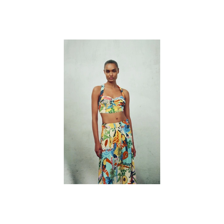 КОРОТКИЙ ТОП С ПРИНТОМ