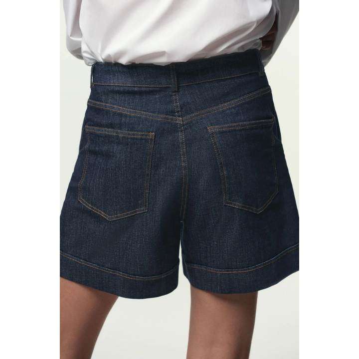 ДЖИНСОВЫЕ БЕРМУДЫ Z1975 С ВЫСОКОЙ ПОСАДКОЙ