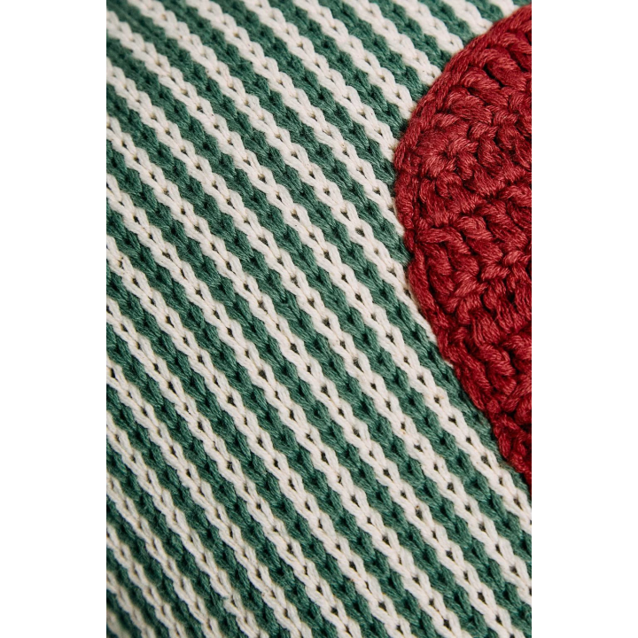 CHILDREN'S EMBROIDERED LETTER J CUSHION