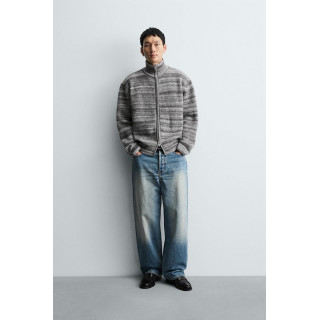 ЖАККАРДОВЫЙ КАРДИГАН В ПОЛОСКУ