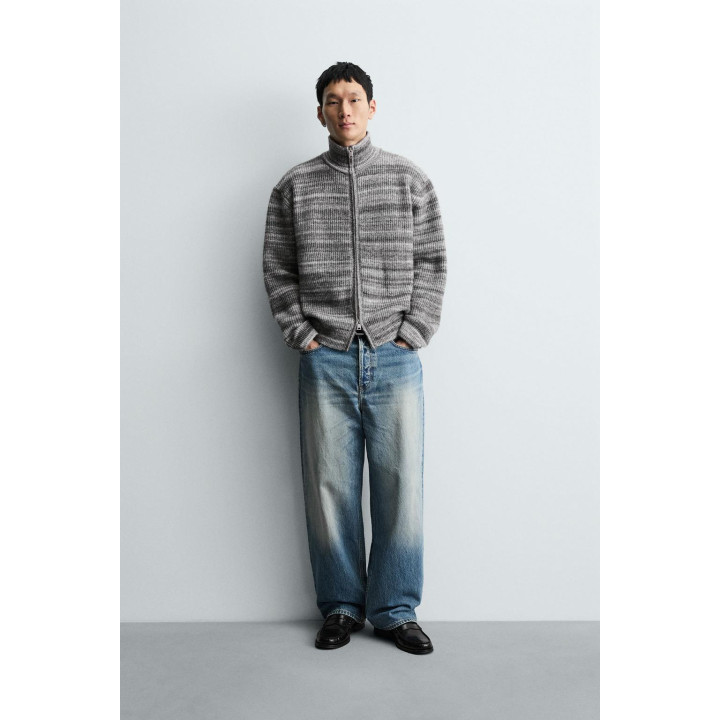 ЖАККАРДОВЫЙ КАРДИГАН В ПОЛОСКУ