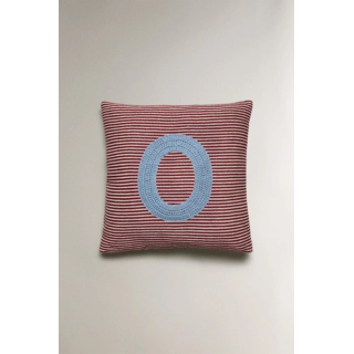 CHILDREN'S EMBROIDERED LETTER O CUSHION