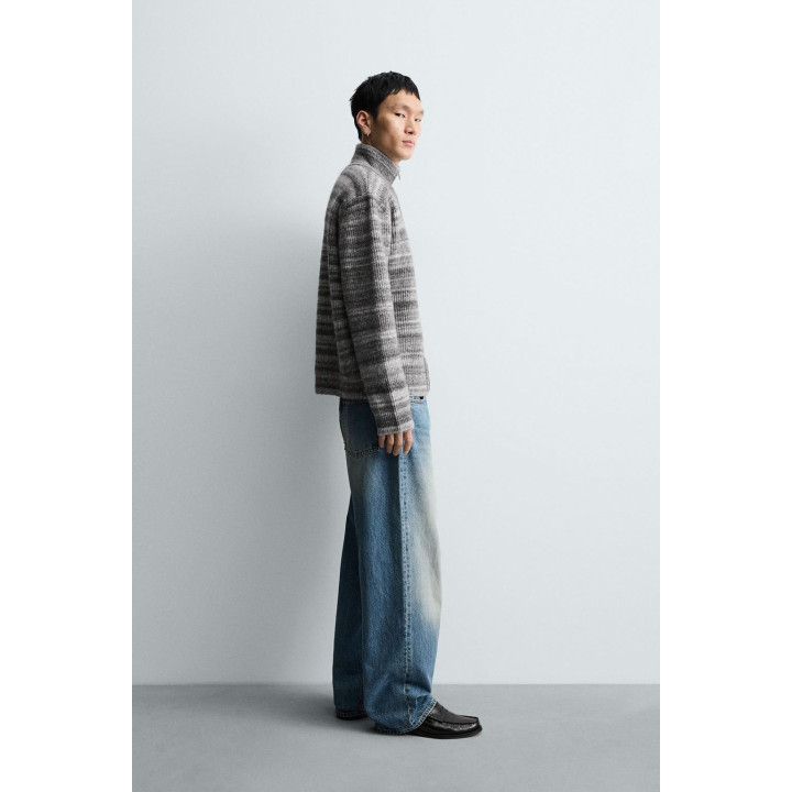 ЖАККАРДОВЫЙ КАРДИГАН В ПОЛОСКУ