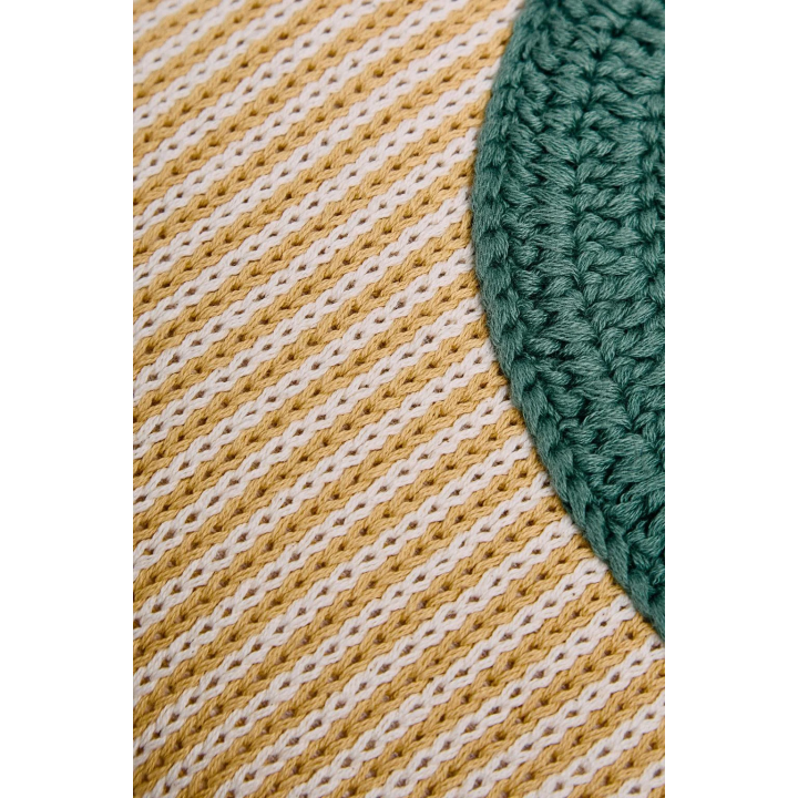 CHILDREN'S EMBROIDERED LETTER P CUSHION