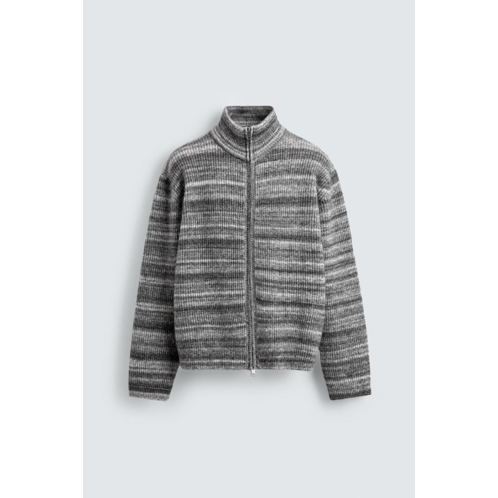 ЖАККАРДОВЫЙ КАРДИГАН В ПОЛОСКУ