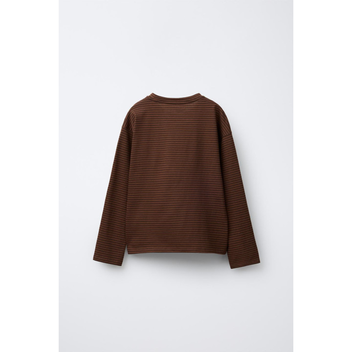 ФУТБОЛКА В ПОЛОСКУ С СОБАКОЙ