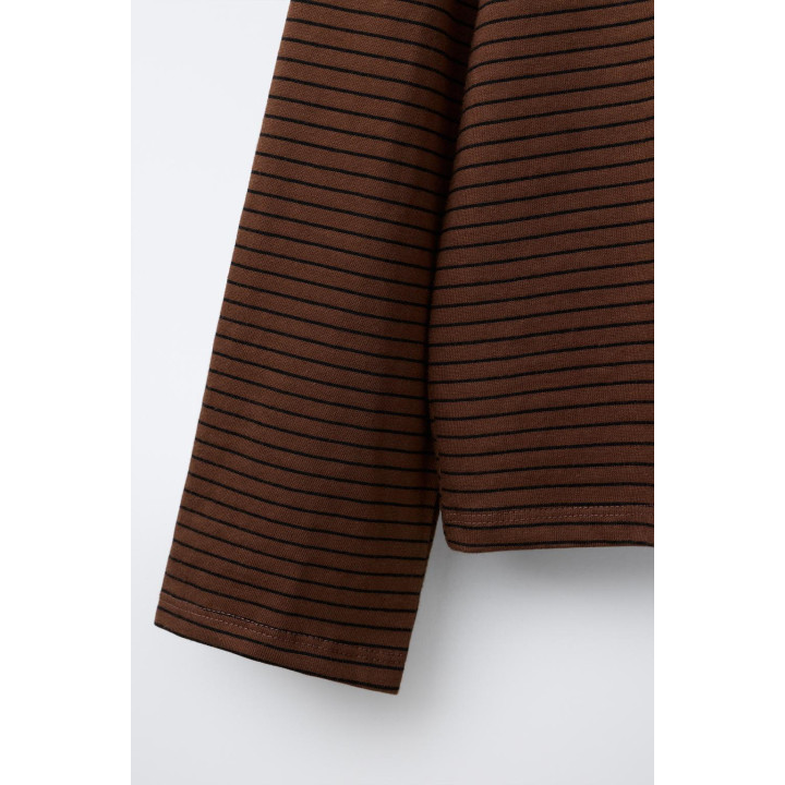 ФУТБОЛКА В ПОЛОСКУ С СОБАКОЙ