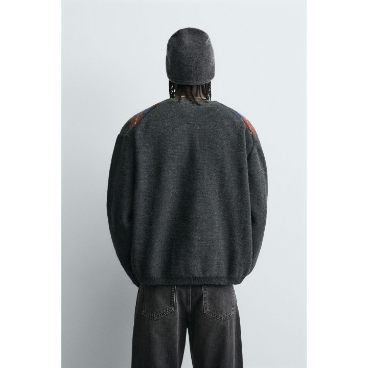 Кардиган с аргайловым узором