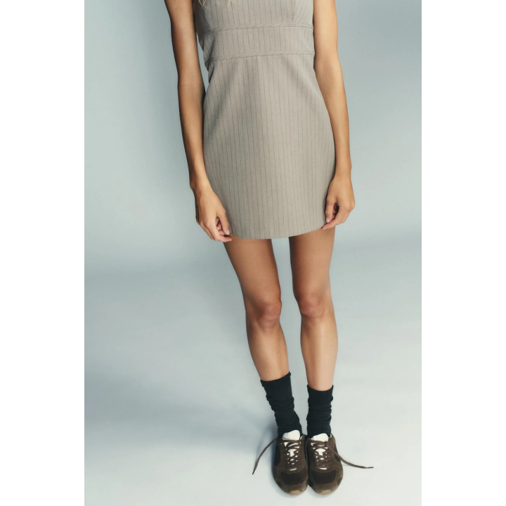 ПЛАТЬЕ БЕЗ БРЕТЕЛЕЙ В ПОЛОСКУ