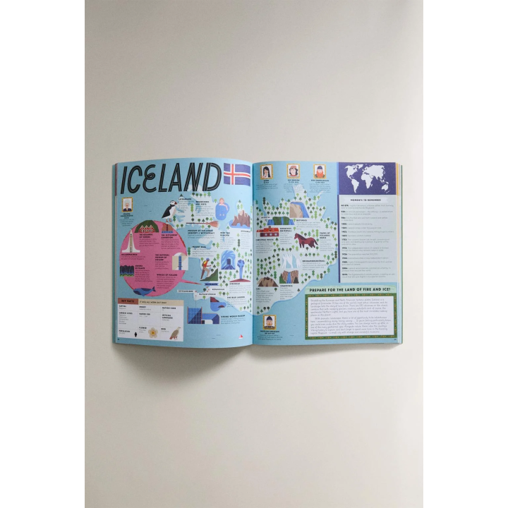 Атлас 50 карт мира для детей от 7 до 10 лет