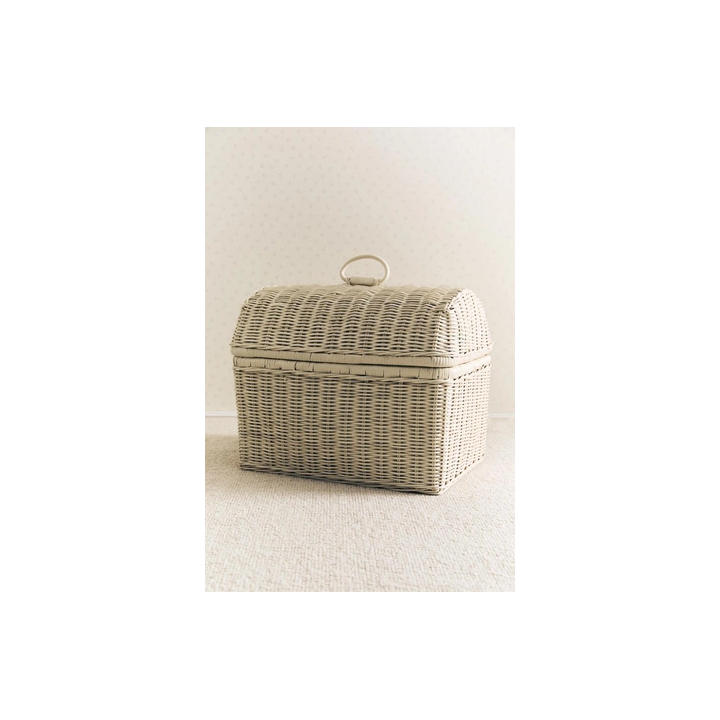 CHILDREN’S RATTAN BASKET WITH LID