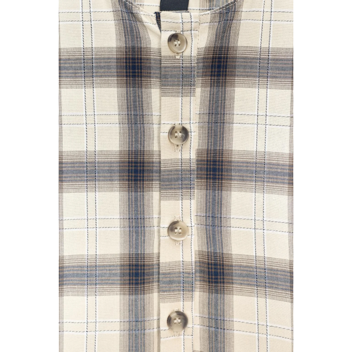 ПЛАТЬЕ-РУБАШКА В КЛЕТКУ — ZW COLLECTION