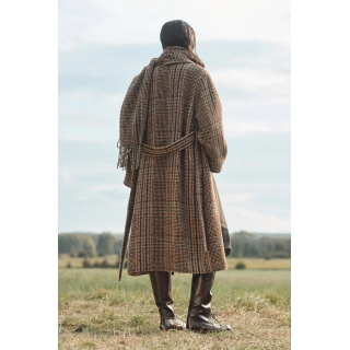 LIMITED EDITION CHECK COAT WITH SCARF