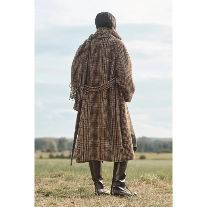 LIMITED EDITION CHECK COAT WITH SCARF