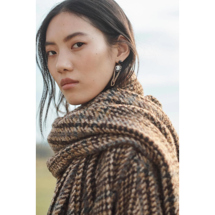 LIMITED EDITION CHECK COAT WITH SCARF