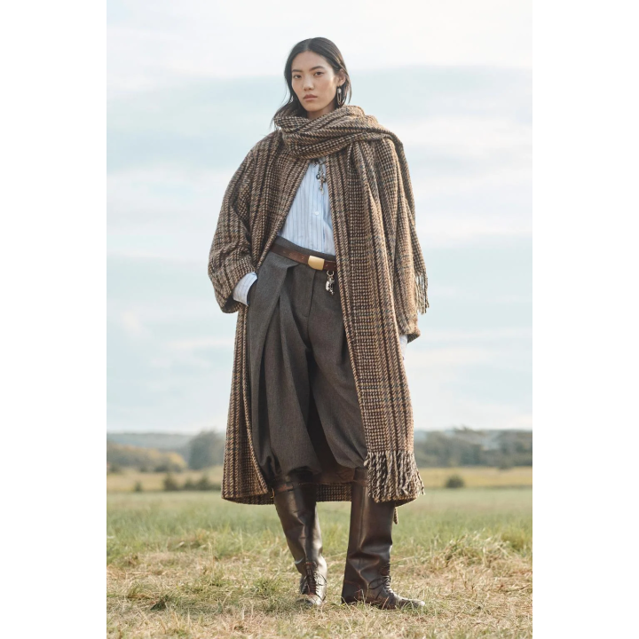 LIMITED EDITION CHECK COAT WITH SCARF