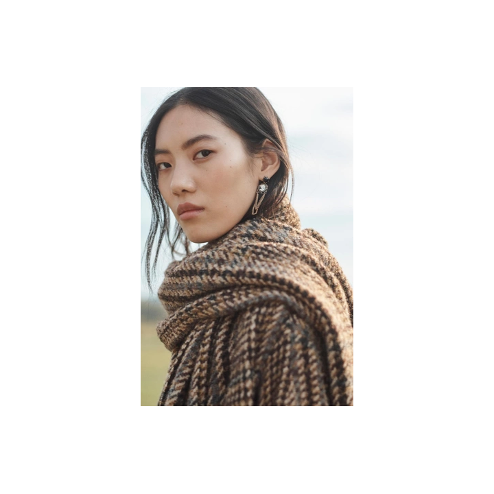 LIMITED EDITION CHECK COAT WITH SCARF