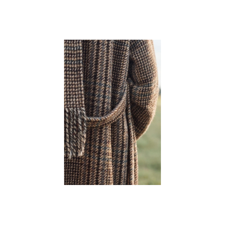 LIMITED EDITION CHECK COAT WITH SCARF