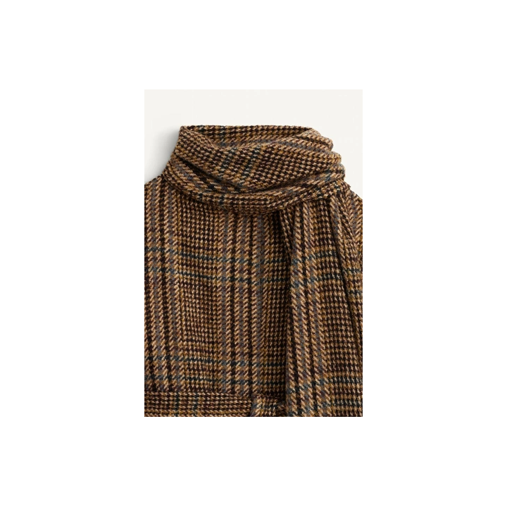 LIMITED EDITION CHECK COAT WITH SCARF