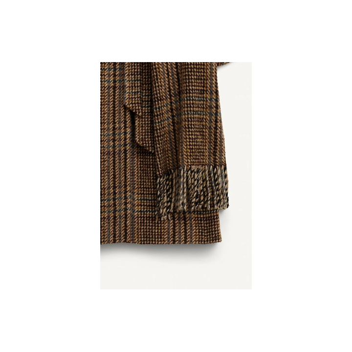 LIMITED EDITION CHECK COAT WITH SCARF