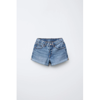 Джинсовые бермуды mom fit