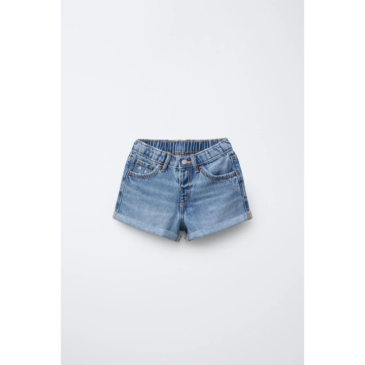 Джинсовые бермуды mom fit